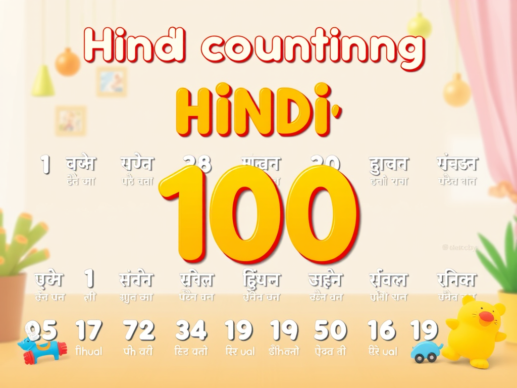 हिंदी में 1 से 100 तक संख्या कैसे पढ़ें