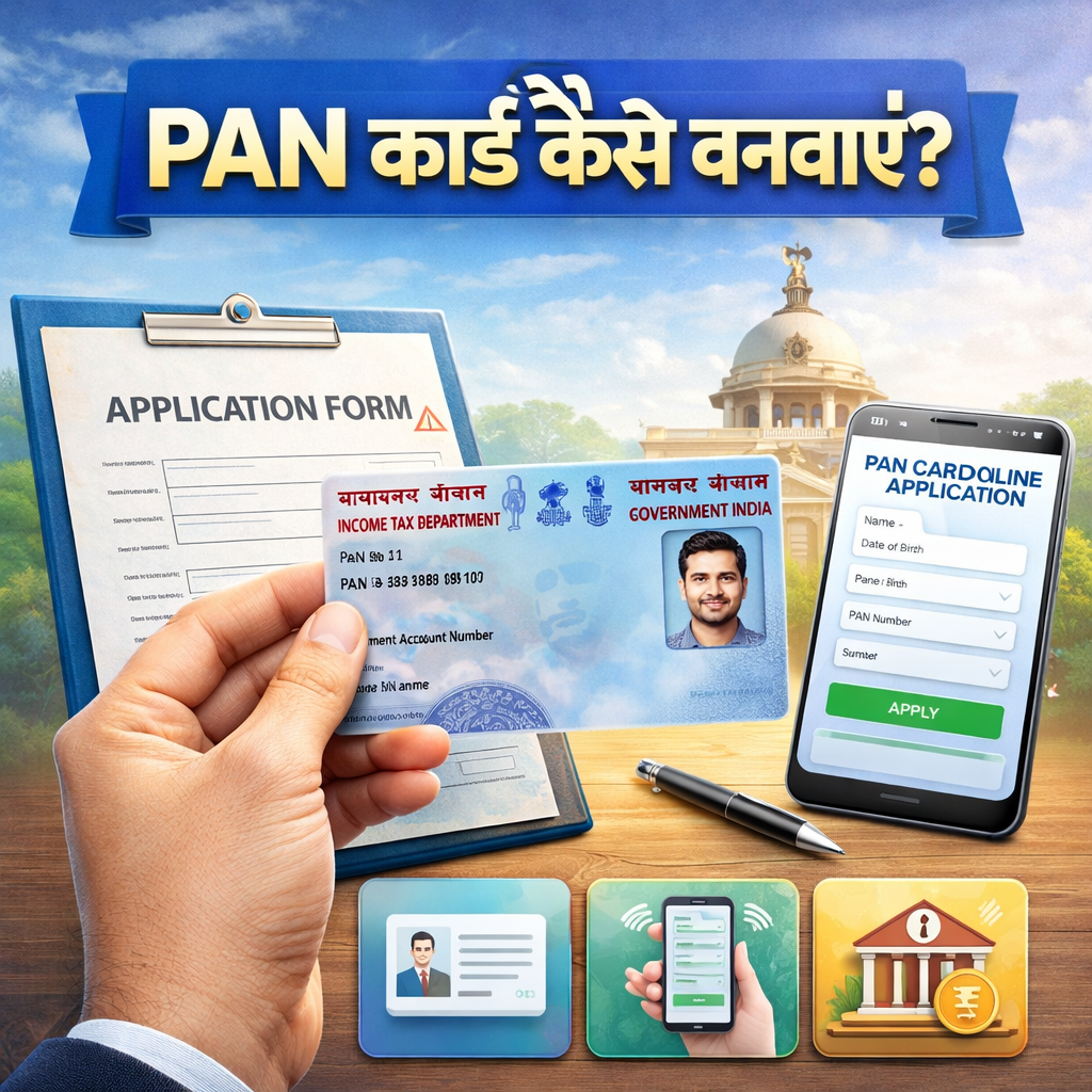 PAN Card Apply Online 2026 – Fees, Documents & Status